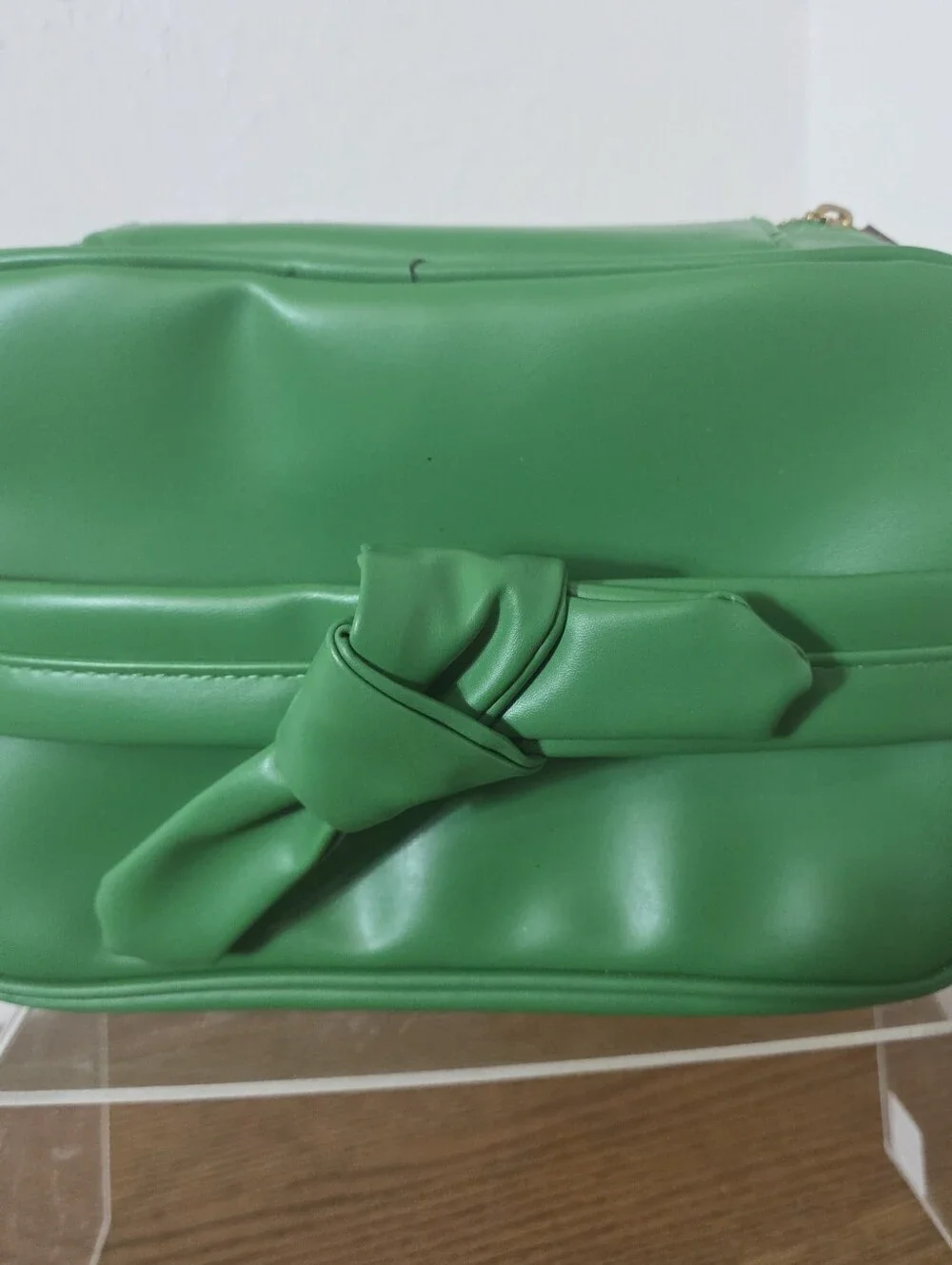 Hard Candy x Girl Scouts Mint Condition Green Faux Leather Zipper Makeup Bag 10